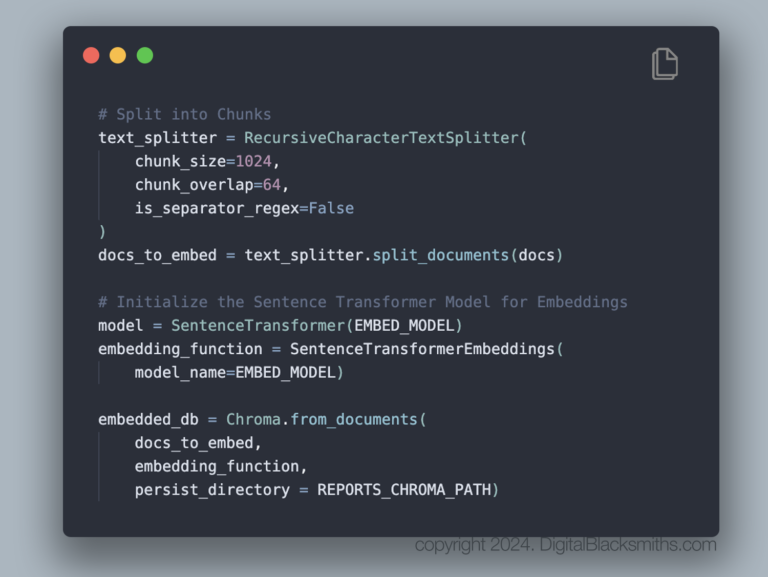 From Markdown to Machine Learning: Automating RAG Database Creation for Enhanced LLM Performance